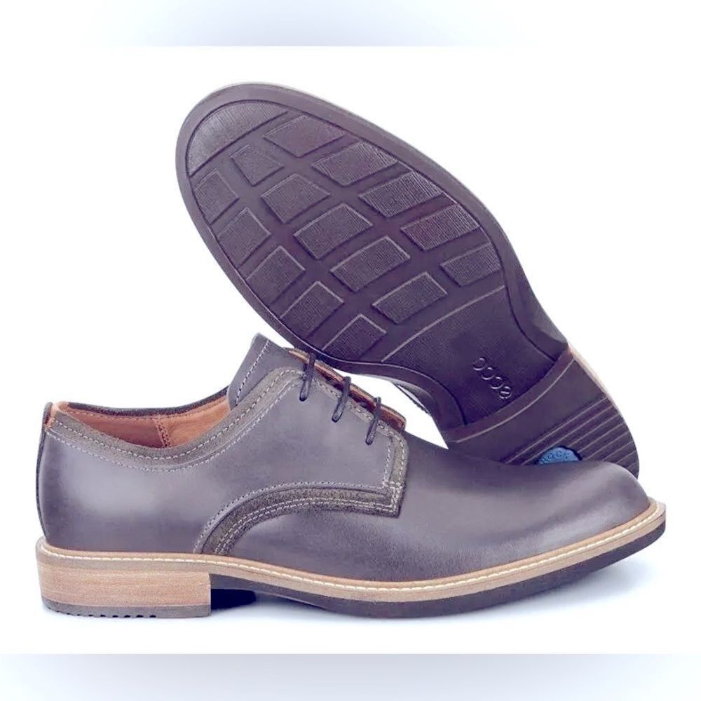 ECCO Men's Kenton Plain Toe Tie Oxford‎ Size EU43/9 Moonless/Dark Shadow B80